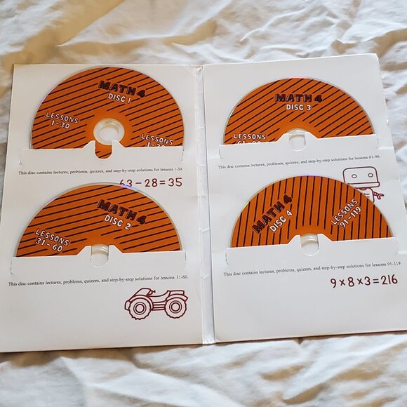 Teaching Textbooks Math 4 CD ROM Set - Picture 2 of 4